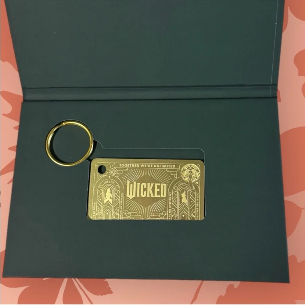 Starbucks x Wicked Collectible Metal Giftcard Keychain - Picture 3 of 3
